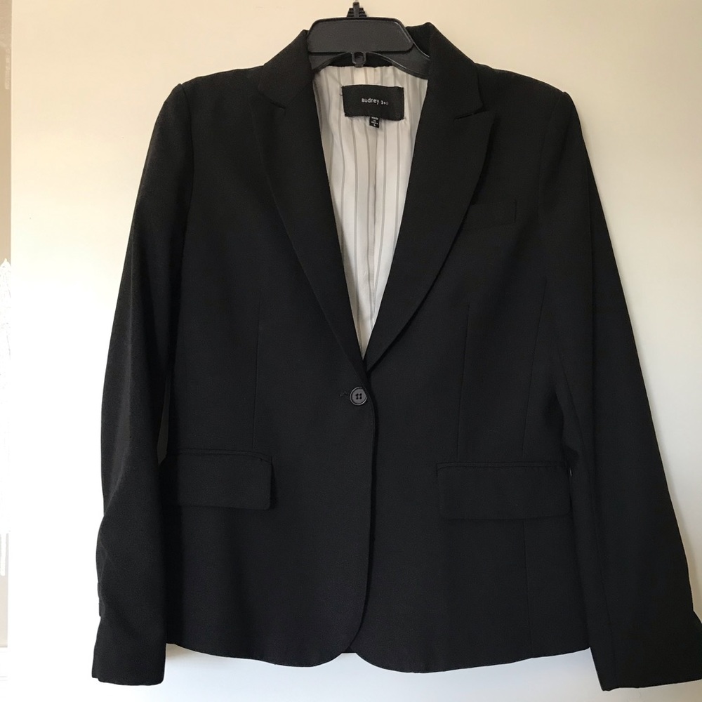 Audrey 3+1 Black Blazer